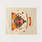 Tenture Thanksgiving large chicken (Devant (Horizontal))