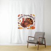 Tenture Thanksgiving Turquie - Automne Vacances Classic Ov (En situation)