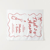 Tenture That's Amore Italian Theme Rehearsal Dinner Sign (Devant (Horizontal))