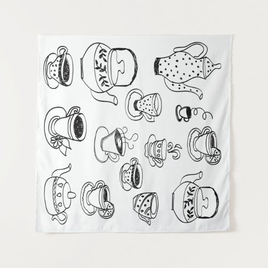 Tenture Thé (Devant (Horizontal))