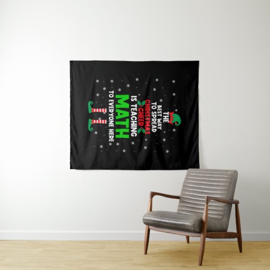 Tenture The Best Way To Spread Christmas Cheer is Teaching (En situation (horizontale))
