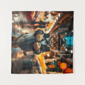 Tenture The Catfather's Catch (Devant (Horizontal))