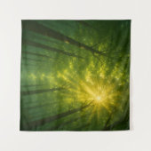 Tenture The Divine Light Path: Cathedral of the Emerald Fo (Devant (Horizontal))