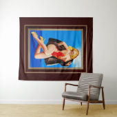 Tenture The Feed Of Mink par Peter Driben (En situation (horizontale))