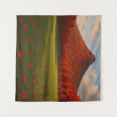 Tenture The Fiery Autumn Summit: Red Silence over the Drea (Devant (Horizontal))