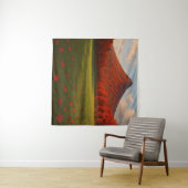 Tenture The Fiery Autumn Summit: Red Silence over the Drea (En situation (horizontale))