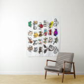 Tenture The Greek Alphabet Letters (En situation)