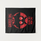 Tenture The Man, The Moth, The Legend - Mythical Mothman (Devant (Horizontal))