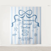 Tenture The Summer I turned 12 Birthday Banner  (Devant)