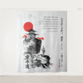 Tenture The Way of Karate - Wisdom of Gichin Funakoshi (Devant)