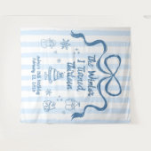 Tenture The Winter I turned 13 Birthday Banner  (Devant (Horizontal))