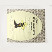 Tenture Thème de chaussures de chapeau de cowboy pour ente (Devant (Horizontal))