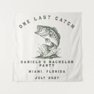 Tenture Thème de fête de bachelor sur mesure sur la pêche