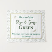 Tenture Thème de forêt verte Tout en un carton d'invitatio (Devant (Horizontal))