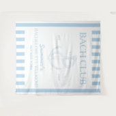 Tenture thème de l'enterrement de vie de jeune fille côtie (Devant (Horizontal))