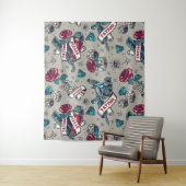 Tenture Thème de tatouage rétro (En situation)