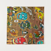 Tenture Thème japonais (Devant (Horizontal))