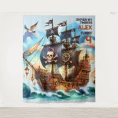 Tenture Thème pirate Frissonne Mes Mâts (Devant)