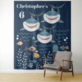 Tenture Thème requin bricolage âge sous la mer enfants (En situation)
