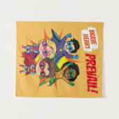 Tenture Thème Superhero Personnalisable Motivational Tapes (Devant (Horizontal))