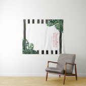 Tenture Thème tropical Bachelorette nuptiale fête d'annive (En situation (horizontale))