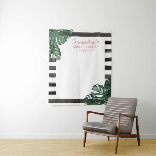 Tenture Thème Tropical Mariage Enterrement de Vie de Jeune (En situation)