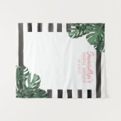 Tenture Thème Tropical Mariage Enterrement de Vie de Jeune (Devant (Horizontal))