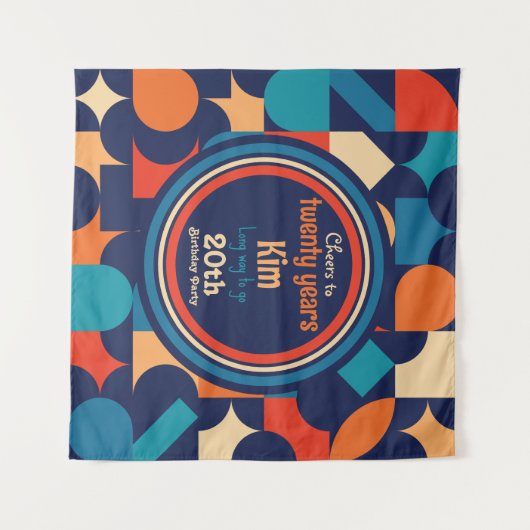 Tenture Thème vintage (Devant (Horizontal))