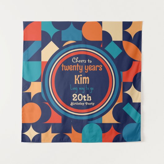 Tenture Thème vintage (Devant)