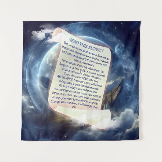 Tenture Thèmes de l'Imaginaire spirituel intemporel métaph (Devant)