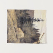 Tenture Theodor Kittelsen - Op Under Fjeldet Toner En Lur (Devant (Horizontal))