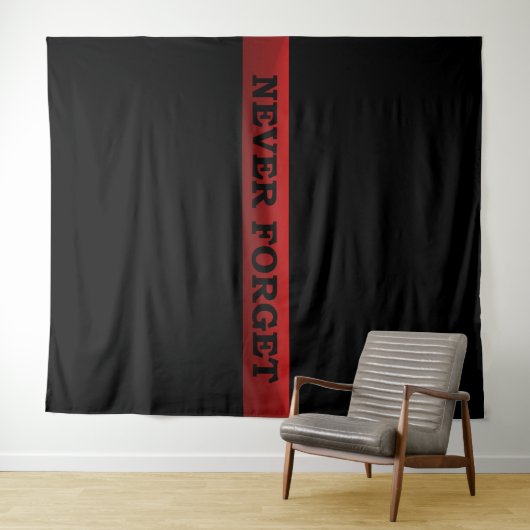Tenture Thin Red (En situation (horizontale))