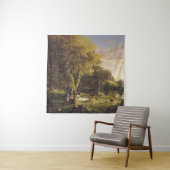 Tenture Thomas Cole Le Pic-Nic (En situation)