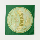 Tenture Thon peut pop art en étain poisson (Devant (Horizontal))