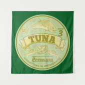 Tenture Thon peut pop art en étain poisson (Devant)