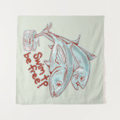 Tenture Thon Poisson assaisonnant une boîte (Devant (Horizontal))