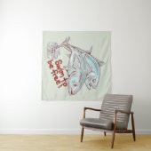 Tenture Thon Poisson assaisonnant une boîte (En situation (horizontale))