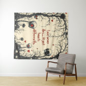 Tenture Thorns of the Heart : Un amour gothique (En situation (horizontale))