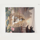 Tenture Thousand-Hand Guanyin Chinese Landscape Tapestry (Devant (Horizontal))