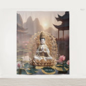 Tenture Thousand-Hand Guanyin Chinese Landscape Tapestry (Devant)