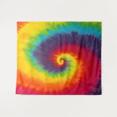 Tenture Tiedye tourbillon arc-en-ciel couleur cool funky (Devant (Horizontal))