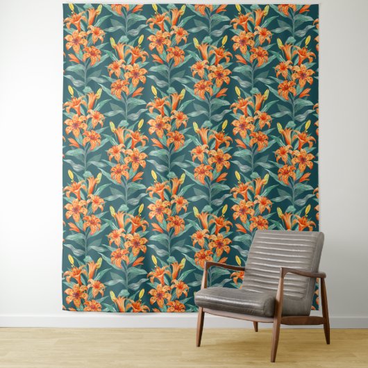 Tenture Tiger Lily (En situation)