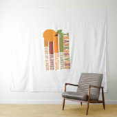 Tenture Tiger Pays Citrouille (En situation (horizontale))