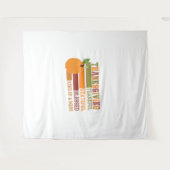 Tenture Tiger Pays Citrouille (Devant (Horizontal))