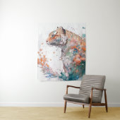 Tenture Tiger Portrait Animal Peinture Faune En Plein Air (En situation)