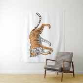 Tenture Tigre (En situation)