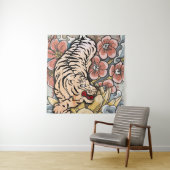 Tenture Tigre blanc (En situation)