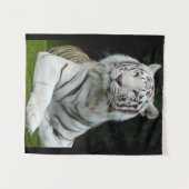 Tenture Tigre blanc grand (Devant (Horizontal))
