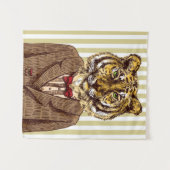Tenture Tigre dans l'usage de soirée (Devant (Horizontal))