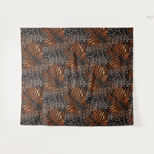 Tenture Tigre léopard tendance (Devant (Horizontal))